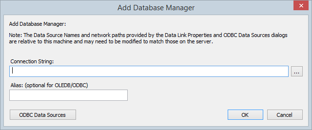 Defining a new database connection to either a local Firebird repository or a DBMS repository Defining a new database connection to either a local Firebird repository or a DBMS repository