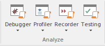 Part of the Execute ribbon in Sparx Systems Enterprise Architect.
