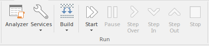 Part of the Execute ribbon in Sparx Systems Enterprise Architect.
