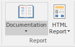 Part of the Publish ribbon in Sparx Systems Enterprise Architect.