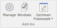 Part of the Specialize ribbon in Sparx Systems Enterprise Architect.