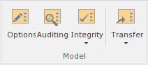 Part of the Configure ribbon in Sparx Systems Enterprise Architect.